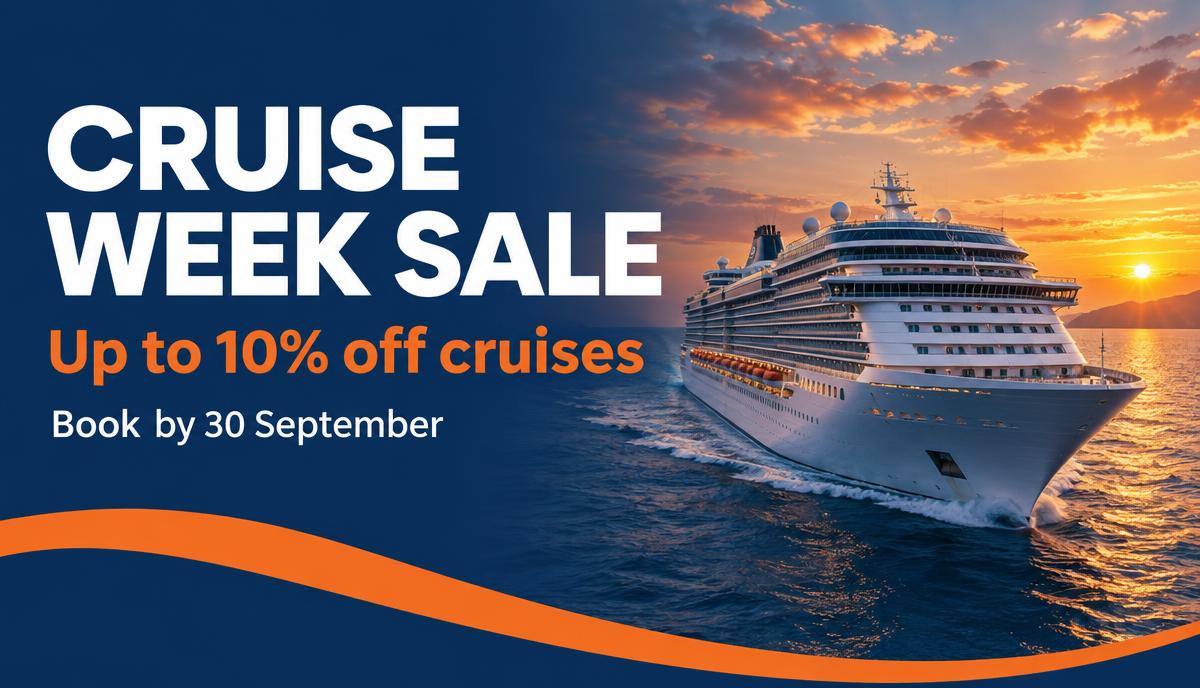 Limited Time Cruise Sale — save up to £1,999